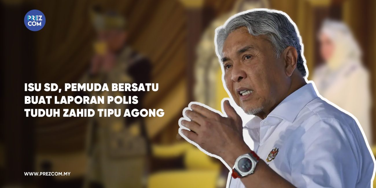 Isu SD. Pemuda Bersatu Buat Laporan Polis, Zahid Tipu Agong.