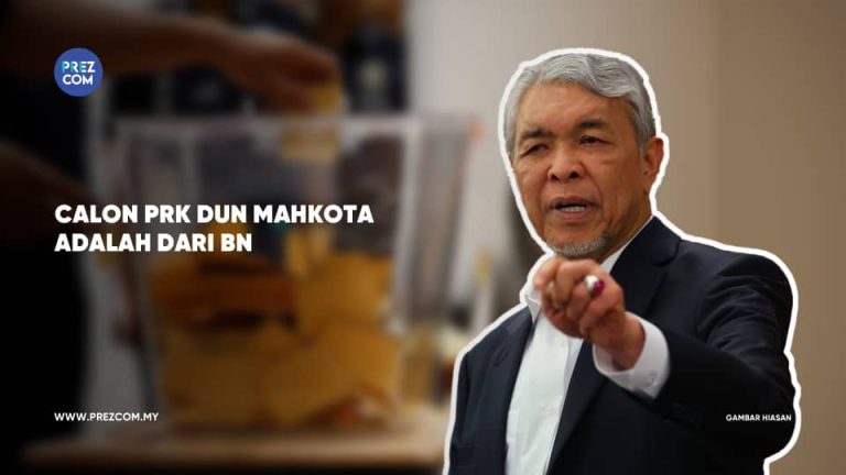 PRK DUN Mahkota. Calon Adalah Daripada BN