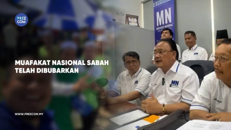 Mufakat Nasional Sabah Dibubarkan.