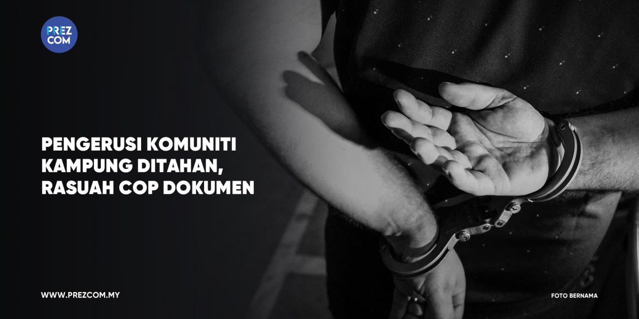 Pengerusi Komuniti Kampung Ditahan, Rasuah Cop Dokumen