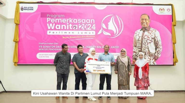 Kini Usahawan Wanita Di Parlimen Lumut Pula Menjadi Tumpuan MARA.