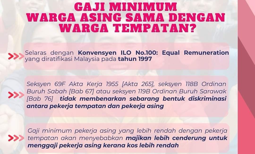 Ada Kebaikannya Juga Gaji Perkerja Asing Dan Gaji Perkerja Tempatan Sama Banyak.
