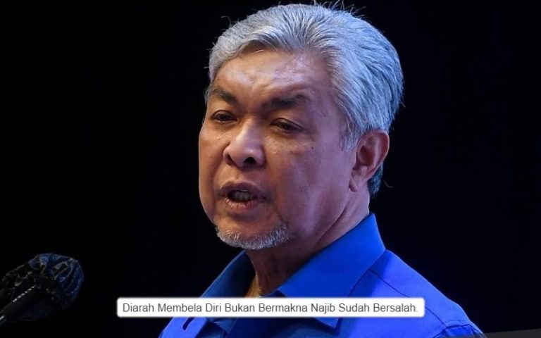 Diarah Membela Diri Bukan Bermakna Najib Sudah Bersalah.