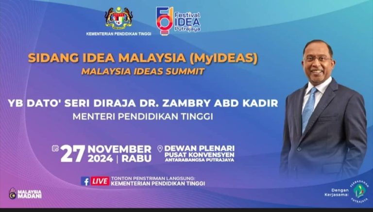 Putrajaya Dalam Perancangan Untuk Dijadikan "City Of Ideas - Zambry.
