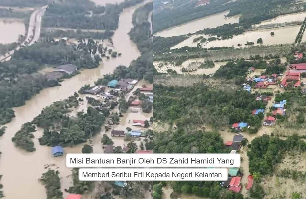 Misi Bantuan Banjir Oleh DS Zahid Hamidi Yang Membawa Seribu Erti Kepada Negeri Kelantan.