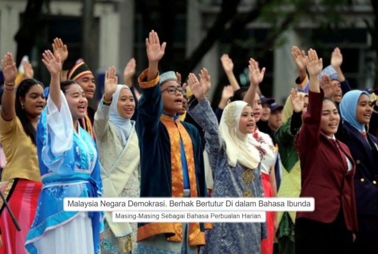 Malaysia Negara Demokrasi, Berhak Bertutur Di dalam Bahasa Ibunda Masing-Masing Sebagai Bahasa Perbualan Harian