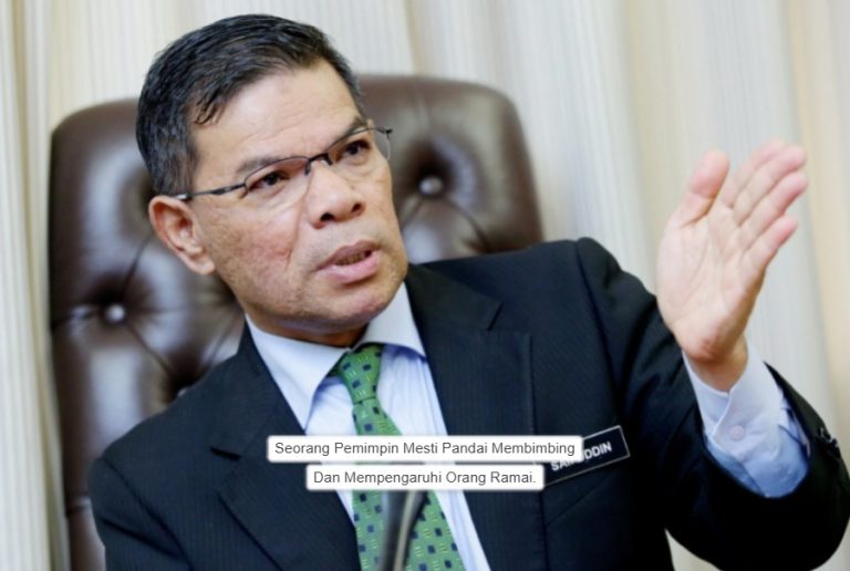 Seorang Pemimpin Mesti Pandai Membimbing Dan Mempengaruhi Orang Ramai.