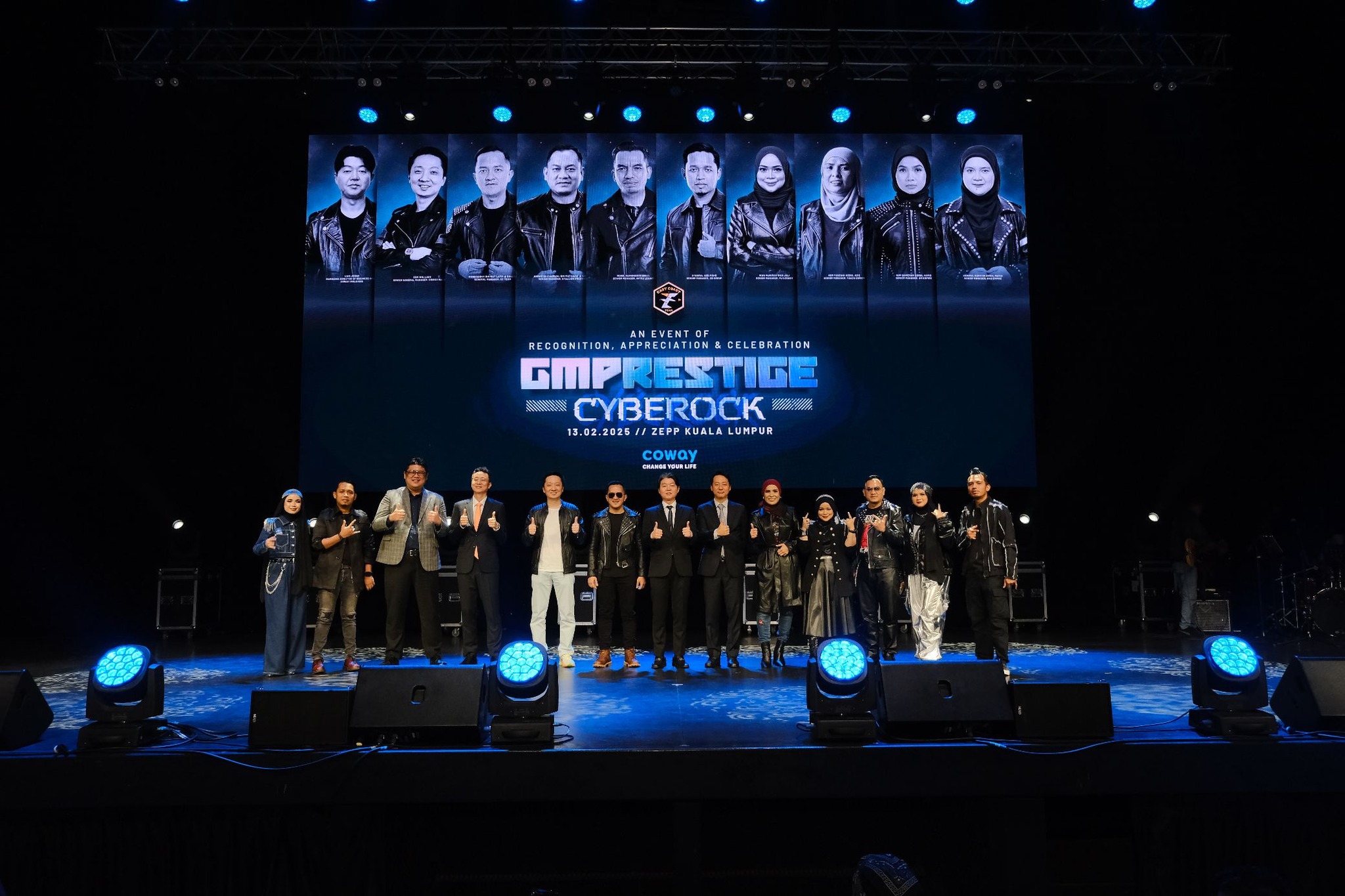 Barisan kepimpinan EC Team dan Coway Malaysia